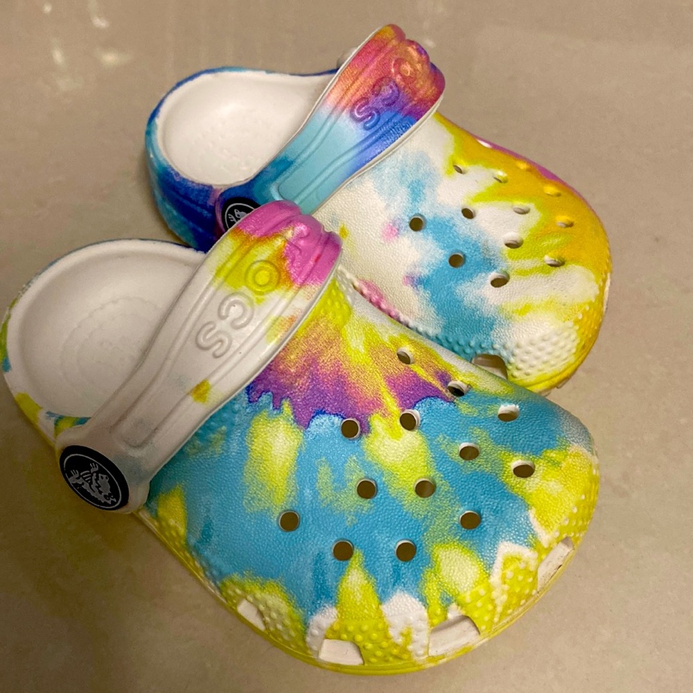 CROCS tie dye Baby C4 toddler unisex